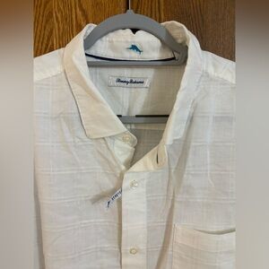 Tommy Bahama White Long Sleeve Shirt